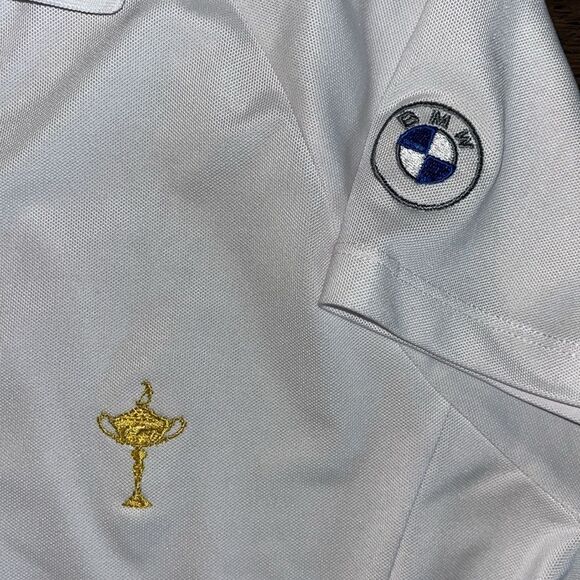 BMW RLX White women’s Pinehurst Putter Boy US Open Golf Polo Shirt M Tailored - Picture 6 of 12